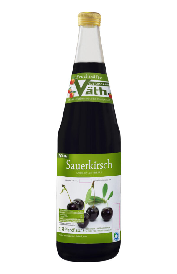 Sauerkirsch Nektar - Väth Fruchtsäfte Losheim